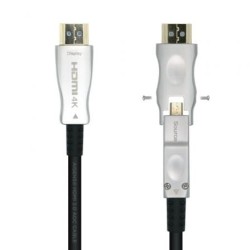 Cable HDMI 2.0 AOC 4K Desmontable Aisens A148-0511- HDMI Macho - D Macho - HDMI Macho- 20m- Negro