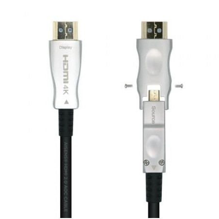 Cable HDMI 2.0 AOC 4K Desmontable Aisens A148-0512- HDMI Macho - D Macho - HDMI Macho- 30m- Negro