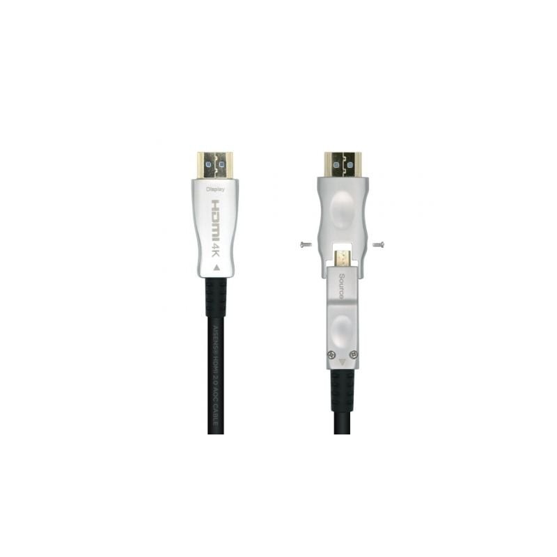 Cable HDMI 2.0 AOC 4K Desmontable Aisens A148-0514- HDMI Macho - D Macho - HDMI Macho- 50m- Negro