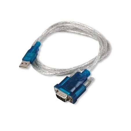 Cable USB 2.0 3GO C102- USB Macho - DB9 Macho- 50cm- Negro