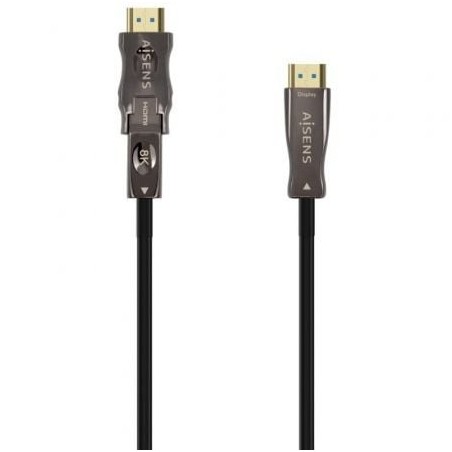 Cable HDMI 2.1 AOC 8K Desmontable Aisens A153-0648- HDMI Macho - D Macho - HDMI Macho- 50m- Negro