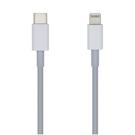 CableUSB Tipo-C 2.0 Lightning Aisens A102-0443- Lightning Macho - USB Tipo-C Macho- 2m- Blanco