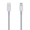 CableUSB Tipo-C 2.0 Lightning Aisens A102-0443- Lightning Macho - USB Tipo-C Macho- 2m- Blanco