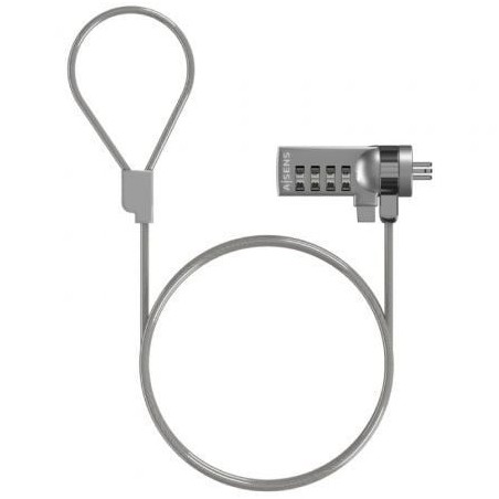 Cable de Seguridad para Portátiles Aisens ASLK-D40N01-SL- 1.5m