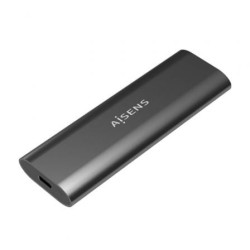 Caja Externa para Disco SSD M.2 SATA-NVMe Aisens ASM2-015GR- USB 3.1- Sin tornillos