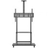 Soporte de Suelo con Ruedas Aisens FT100E-135 para TV 37-100'- hasta 150kg