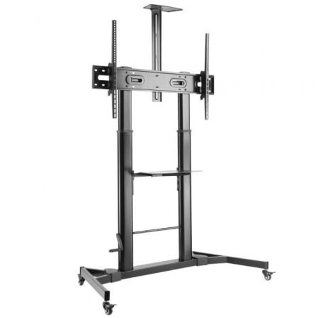 Soporte de Suelo Inclinable con Ruedas y Manivela Aisens FT100TE-171 para TV 60-100'- hasta 100kg