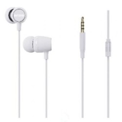 Auriculares Intrauditivos Aiwa ESTM-20WT- con Micrófono- Jack 3.5- Blancos