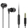 Auriculares Intrauditivos Aiwa ESTM-50BK- con Micrófono- Jack 3.5- Negro