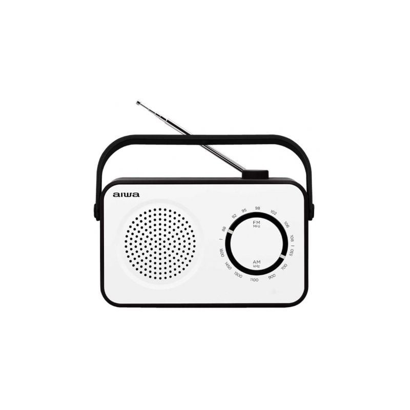 Radio Portátil Aiwa R-190BW- 2W- Blanco