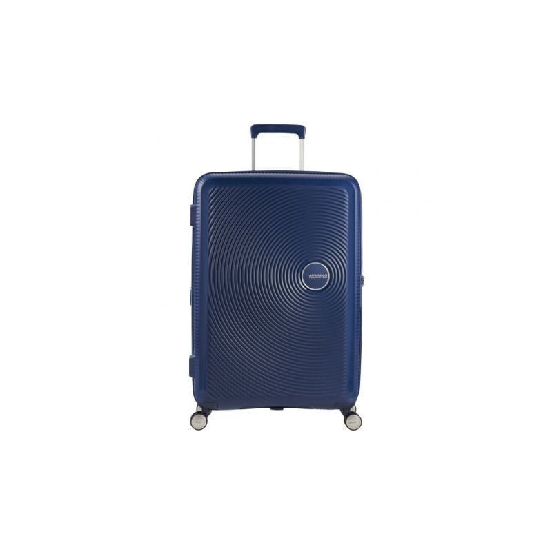 Maleta Mediana American Tourister SoundBox Spinner 67cm- 67x46.5x29cm- 4 Ruedas- Azul Marino