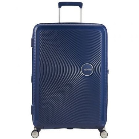 Maleta Mediana American Tourister SoundBox Spinner 67cm- 67x46.5x29cm- 4 Ruedas- Azul Marino