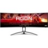 Monitor Gaming Ultrapanorámico Curvo AOC Agon AG493UCX2 48.8'- Dual QHD- 1ms- 165Hz- VA- Multimedia- Negro