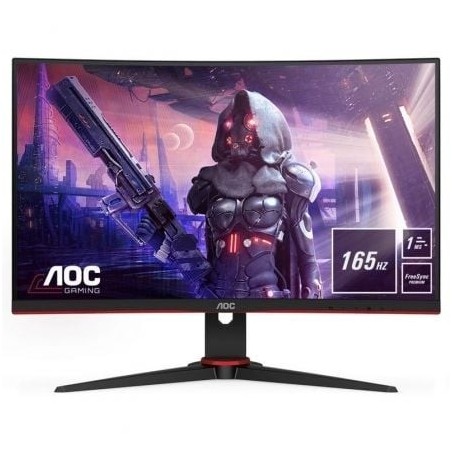 Monitor Gaming Curvo AOC C24G2AE 23.6'- Full HD- 1ms- 165Hz- VA- Multimedia- Negro