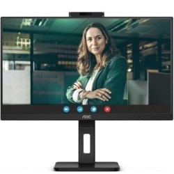 Monitor Profesional AOC Q27P3QW 27'- QHD- Webcam- Multimedia- Regulable en altura- Negro