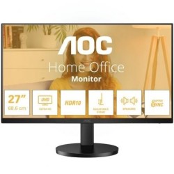 Monitor Profesional AOC U27B3AF 27'- 4K- Multimedia- Regulable en altura- Negro