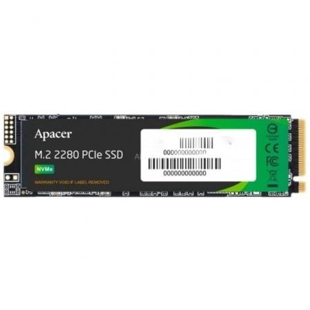 Disco SSD Apacer AS2280P4X 1TB- M.2 2280 PCIe- Full Capacity