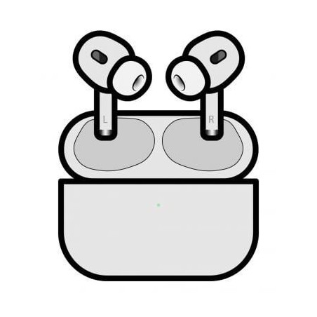 Auriculares Bluetooth Apple Airpods Pro 2nd- USB-C- Estuche de Carga Magsafe