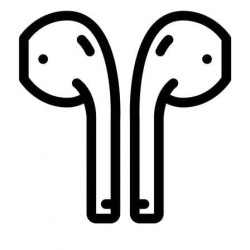 Auriculares Bluetooth Apple AirPods V2 con estuche de carga