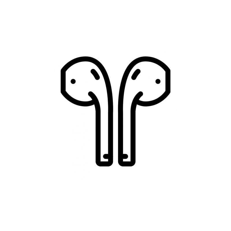 Auriculares Bluetooth Apple AirPods V2 con estuche de carga