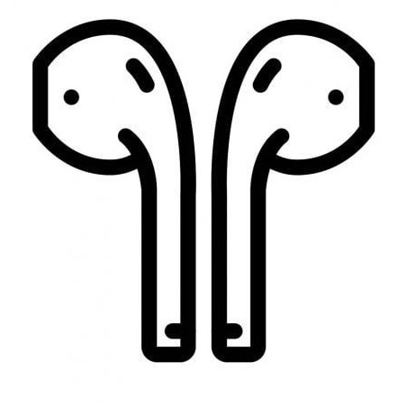 Auriculares Bluetooth Apple AirPods V2 con estuche de carga