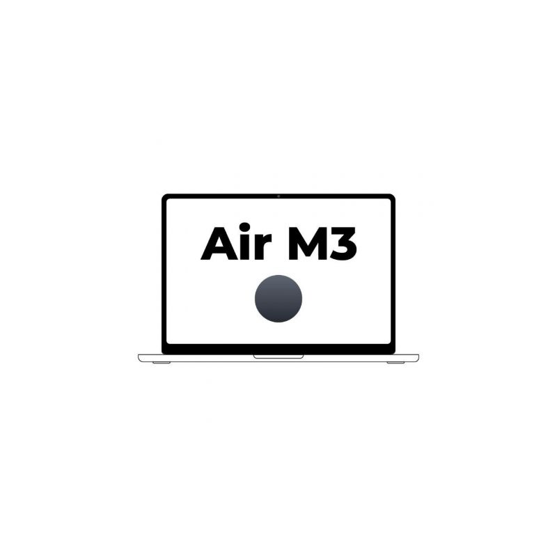 Apple Macbook Air 13,6'- M3 8-Core CPU- 16Gb- 256Gb SSD-  8-Core GPU- Medianoche