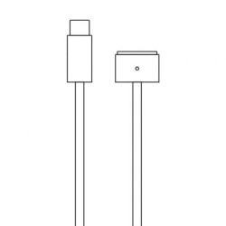 Cable Apple USB Tipo-C a Magsafe 3 para MacBook Pro 14' y 16'- 2021- 2m