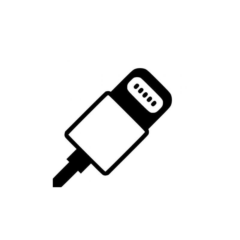 Cable Apple MXK22ZM-A de conector Lightning a Toma para Auriculares 3.5mm- 1.2m