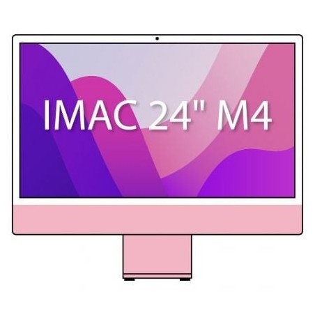 Apple iMac 24' Retina 4,5K - M4 10-Core CPU- 16Gb- 256Gb SSD- 10-Core GPU- Rosa
