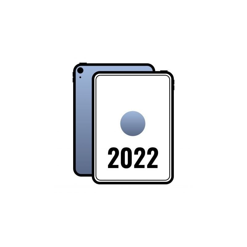 Apple iPad 10.9 2022 10th WiFi Cell- 5G- A14 Bionic- 64GB- Azul - MQ6K3TY-A