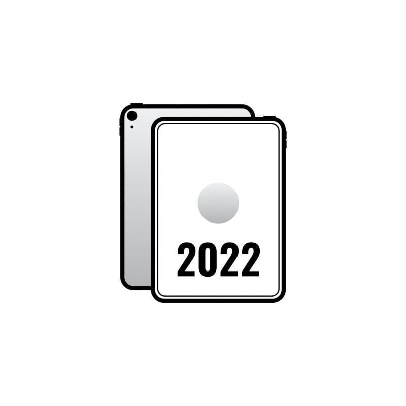 Apple iPad 10.9 2022 10th WiFi- A14 Bionic- 64GB- Plata - MPQ03TY-A