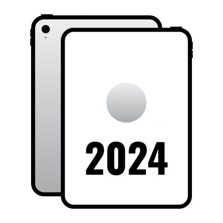 Apple iPad 10.9 2024 10th Wifi Cell- 5G- A14 Bionic- 256GB- Plata - MCMN4TY-A