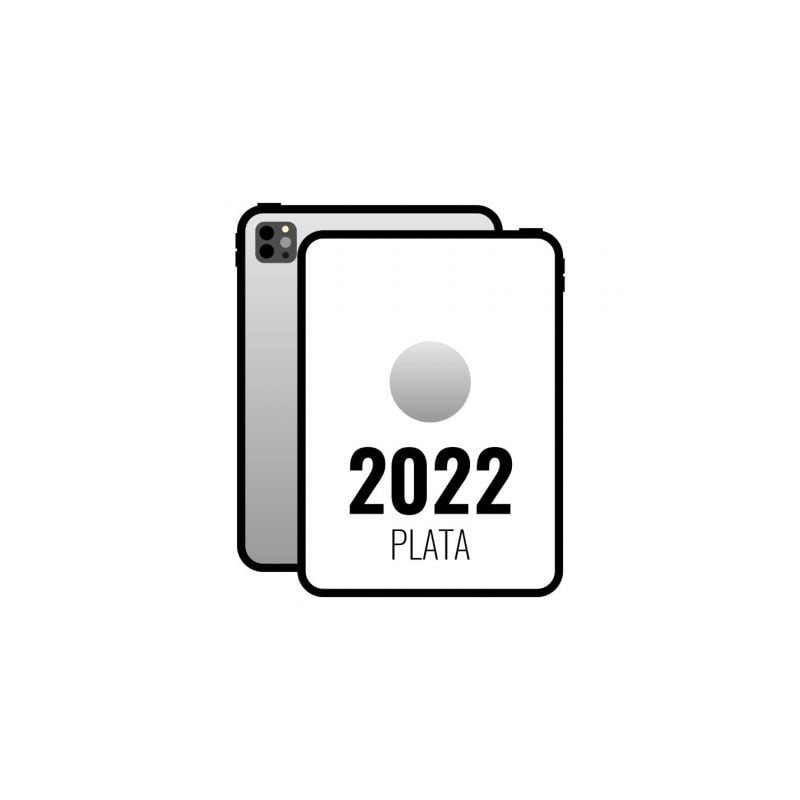 Apple iPad Pro 12.9' 2022 6th WiFi Cell- 5G- M2- 1TB- Plata - MP253TY-A