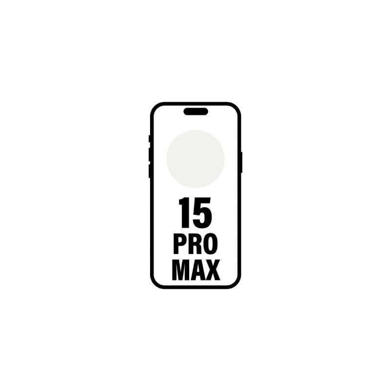 Smartphone Apple iPhone 15 Pro Max 512GB- 6.7'- 5G- Titanio Blanco