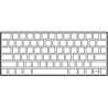 Teclado Inalámbrico Apple Magic Keyboard- USB Tipo-C- Plata