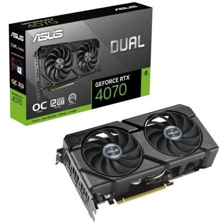 Tarjeta Gráfica Asus Dual GeForce RTX 4070 EVO OC Edition- 12GB GDDR6