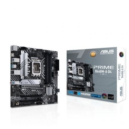 Placa Base Asus Prime B660M-A D4-CSM- Socket 1700- Micro ATX