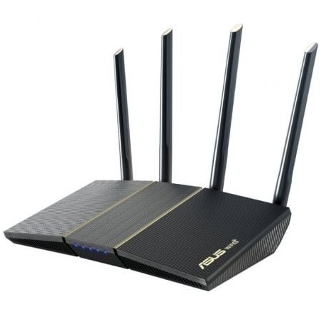 Router Gaming Inalámbrico Asus RT-AX57- WiFi 6- 3000Mbps- 2.4GHz 5GHz- 4 Antenas- WiFi 802.11ax-ac-n-a- - n-b-g