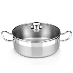 Cacerola Bra Profesional A340331- Ø16cm- Acero Inoxidable- Apta para Inducción
