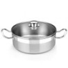 Cacerola Bra Profesional A340331- Ø16cm- Acero Inoxidable- Apta para Inducción
