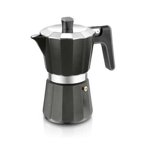 Cafetera Italiana Bra Perfecta A170487- 12 Tazas- Negra