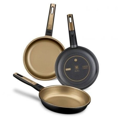 Pack 3 Sartenes Bra Terra A121416- Ø18cm- Ø22cm- Ø26cm- Apta para Inducción