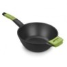 Sartén Bra Wok Prior- Ø24cm- Aluminio fundido- Apta para Inducción