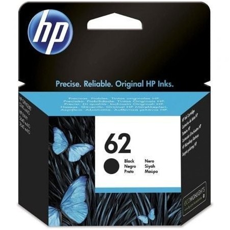 Cartucho de Tinta Original HP nº62- Negro