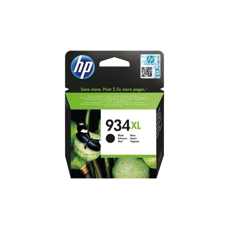 Cartucho de Tinta Original HP nº934 XL Alta Capacidad- Negro