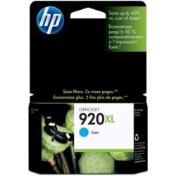 Cartucho de Tinta Original HP nº920 XL Alta Capacidad- Cian