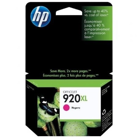 Cartucho de Tinta Original HP nº920 XL Alta Capacidad- Magenta