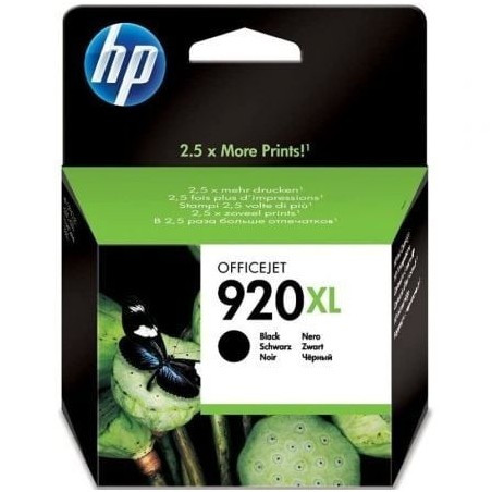 Cartucho de Tinta Original HP nº920 XL Alta Capacidad- Negro