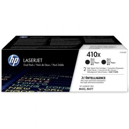 Tóner Original HP nº410X XL Alta Capacidad Multipack- 2x Negro