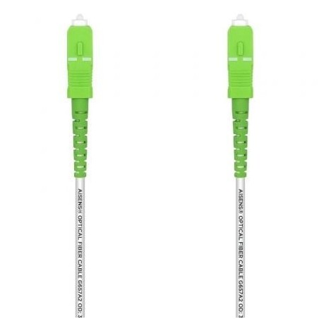 Cable de Fibra Óptica G657A2 3.0 Aisens A152-0498- LSZH- 10m- Blanco